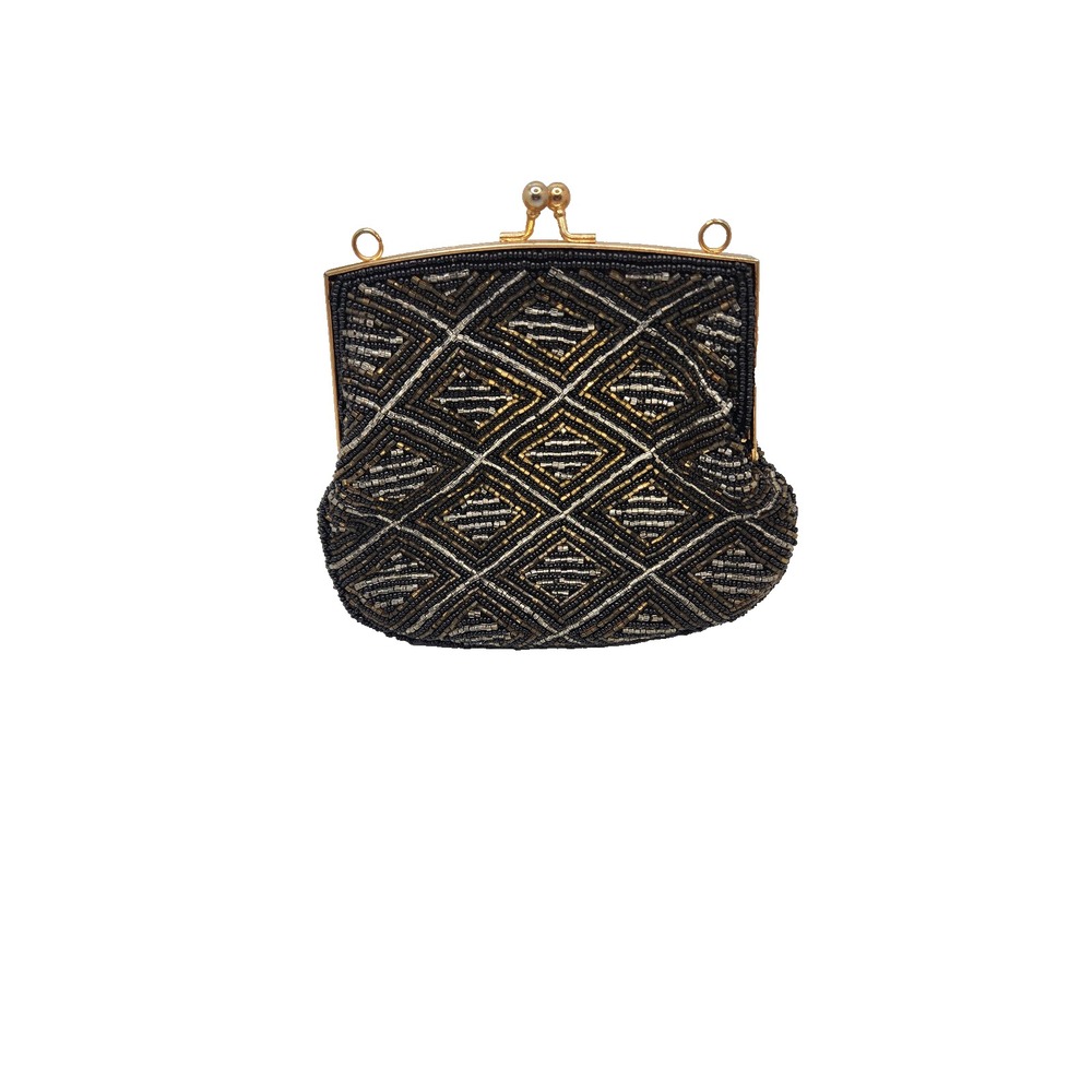LaRegale Black Handbag with Beads